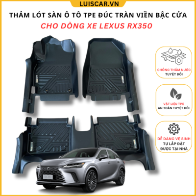Thảm Lót Sàn Ô Tô TPE Đúc Cho Xe Lexus Rx350 Đời 2015